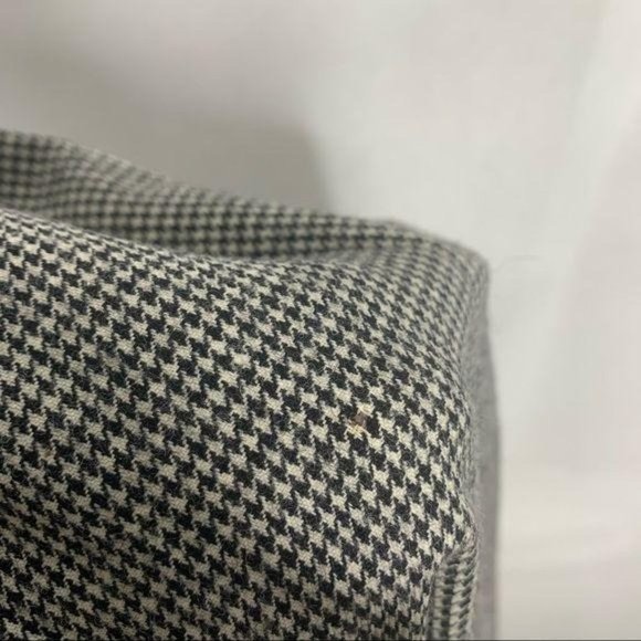Vintage 90s Nordstrom Academia Houndstooth Wool Trouser Pants Small - Picture 9 of 16